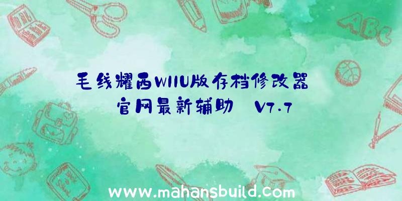 毛线耀西WIIU版存档修改器